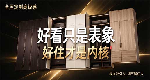 全屋定制高级感｜好看只是表象，好住才是内核